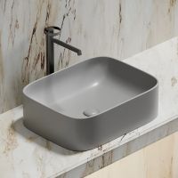 Раковина-чаша Ceramicanova Element 51 Серая матовая арт-CN6052MSG — фото 11, Раковины накладные