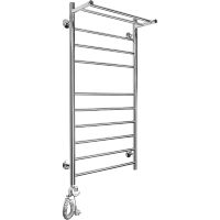 Электрический полотенцесушитель Domoterm Медея сп П10 500x1000 EL с полкой Хром арт-МедеяспП10500x1000EL — фото 4, Электрические полотенцесушители