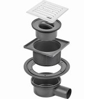 Душевой трап Bettoserb с решеткой Хром глянцевый арт-14702509 — фото 7, Трапы для душа