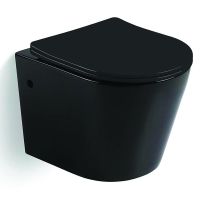 Унитаз CeramaLux B2330В подвесной с сиденьем Микролифт арт-B2330B — фото 1, Подвесные унитазы