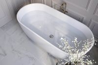 Ванна из искусственного камня Holbi Venus 168x80 Белая матовая арт-1.01.001.11.1 — фото 2, Ванны из искусственного камня