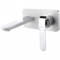 Смеситель для раковины Lemark Melange Белый Хром арт-LM4926CW — фото 1, Смесители для раковины