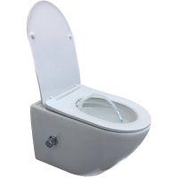 Унитаз биде Laguraty подвесной с сиденьем Микролифт арт-038BW — фото 4, Подвесные унитазы