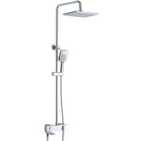 Товар: Душевая система Rose R27 Хром арт-R2736 - фото 1 Душевая система Rose R27 Хром арт-R2736 — фото 1, Душевые стойки