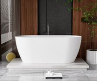 Ванна из искусственного камня Solid Surface CEZARES арт-CZR-RELAX-170-80-57-SSB — фото 6, Ванны из искусственного камня