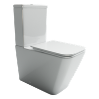 Товар: Напольный пристенный унитаз Cubic Rimless арт-CN1803 - фото 1 Напольный пристенный унитаз Cubic Rimless арт-CN1803 — фото 1, Напольные унитазы