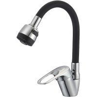 Смеситель для кухни D-Lin Хром Черный арт-D150628-1T — фото 1, Смесители для кухни