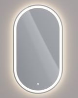 Товар: Зеркало LUNO , 55*100см, сенсорный выключатель, LED-подсветка, ф-ция антизапотевания арт-99.2007 - фото 5 Зеркало LUNO , 55*100см, сенсорный выключатель, LED-подсветка, ф-ция антизапотевания арт-99.2007 — фото 5, Зеркала в ванную комнату