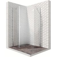 Товар: Душевой уголок Ambassador Diamond 90х90 профиль Хром стекло прозрачное арт-12011111R - фото 3 Душевой уголок Ambassador Diamond 90х90 профиль Хром стекло прозрачное арт-12011111R — фото 3, Душевые уголки трапеция