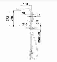 Смеситель для кухни Blanco Fontas-S II Черный арт-526158 — фото 2, Смесители для кухни