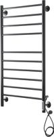 Электрический полотенцесушитель Domoterm Медея DMT Медея П10 500x1000 EK R Черный матовый арт-DMTМедеяП10500x1000ЧРНEKR — фото 4, Электрические полотенцесушители