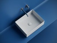 Раковина накладная прямоугольная 361x471x130, цвет белый, арт. арт-CN6069 — фото 12, Раковины накладные