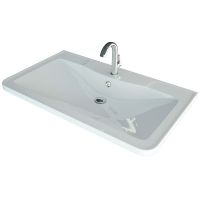 Раковина Madera Adel 100 Белая арт-4627173210263 — фото 6, Раковины встраиваемые сверху