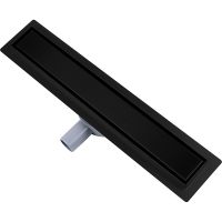 Душевой лоток Raglo 60 с Черной матовой решеткой / под плитку арт-R652.60.06 — фото 1, Душевые лотки