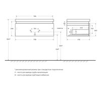 Товар: База под раковину подвесная CEZARES SLIDER-800-1C-SO-RT арт-SLIDER-800-1C-SO-RT-P - фото 2 База под раковину подвесная CEZARES SLIDER-800-1C-SO-RT арт-SLIDER-800-1C-SO-RT-P — фото 2, Тумбы под раковину