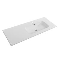 Керамическая раковина, чаша справа, CEZARES арт-CZR-8095-120-R — фото 1, Раковины встраиваемые сверху