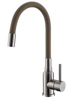 Смеситель для кухни ALVEUS FLEXA BEIGE SAT арт-1147021.0 — фото 1, Смесители для кухни