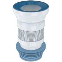 Гибкая труба для унитаза Nova d110, l=600 мм арт-7011 — фото 1, Гофры и отводы