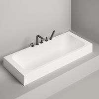 Ванна из искусственного камня Salini Orlanda 180х80 Белая глянцевая арт-102012G — фото 4, Ванны из искусственного камня