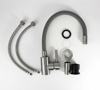 Товар: Смеситель для кухни ESKO Snake Нержавеющая сталь Серый арт-K44 G - фото 4 Смеситель для кухни ESKO Snake Нержавеющая сталь Серый арт-K44 G — фото 4, Смесители для кухни