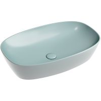 Раковина-чаша Ceramicanova Element 60 Зеленая матовая арт-CN6049MLG — фото 1, Раковины накладные