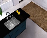 Товар: Мойка для кухни NOX 50 BRS 540x440x200 в комплекте с интегрированным сифоном арт-1149926.0 - фото 5 Мойка для кухни NOX 50 BRS 540x440x200 в комплекте с интегрированным сифоном арт-1149926.0 — фото 5, Кухонные мойки