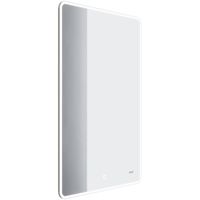 Зеркало POINT, 50x80 см, сенсорный выключатель, LED-подсветка арт-99.9026 — фото 7, Зеркала в ванную комнату