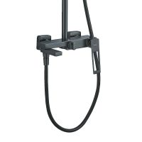 Товар: Душевая система Haiba Пепельный арт-HB24817-3 - фото 5 Душевая система Haiba Пепельный арт-HB24817-3 — фото 5, Душевые стойки