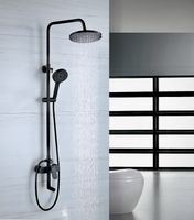 Душевая система Bond Черная матовая арт-B01-9188 — фото 11, Душевые стойки