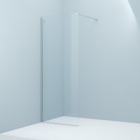 Душевая перегородка Iddis Slide 80 профиль Хром стекло прозрачное арт-SLI8CS8i23 — фото 4, Душевые перегородки