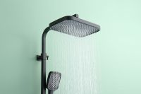 Душевая система Raglo Черная матовая арт-R02.24.06 — фото 3, Душевые стойки