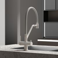 Смеситель для кухни Sancos Dora Белый матовый Белый арт-SC4003MW — фото 4, Смесители для кухни