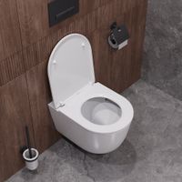 Унитаз подвесной безободковый с сиденьем CEZARES RELAX арт-CZR-38088-49-TH-TOR/SC — фото 12, Подвесные унитазы