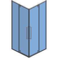 Товар: Душевой уголок AQUAme 90x90 профиль Хром стекло прозрачное арт-AQM7102 - фото 4 Душевой уголок AQUAme 90x90 профиль Хром стекло прозрачное арт-AQM7102 — фото 4, Квадратные душевые уголки