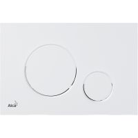 Клавиша смыва Alcaplast Белая матовая арт-M676 — фото 1, Кнопки смыва