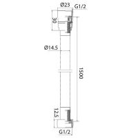 Товар: Душевой шланг Iddis Optima Home Хром матовый арт-04P15BCi19 - фото 2 Душевой шланг Iddis Optima Home Хром матовый арт-04P15BCi19 — фото 2, Душевые шланги