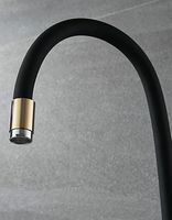 Смеситель для кухни Ledeme Rainbow 4898-10L Хром Золото Черный матовый арт-535864 — фото 4, Смесители для кухни