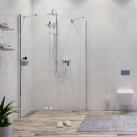 Aller Душевой уголок арт-10H07LWHITE — фото 2, Прямоугольные душевые уголки