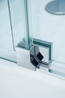 Душевая дверь в нишу CEZARES арт-SLIDER-B-1-100/110-C-Cr — фото 3, Распашные душевые двери