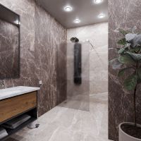 Душевая перегородка Radomir Walk-in G1 100 профиль Хром стекло матовое арт-1-10-0-0-0-1891 — фото 4, Душевые перегородки