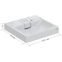 Раковина СанТа Венера 60 на стиральную машину Белая арт-900162 — фото 7, Раковины на стиральную машину