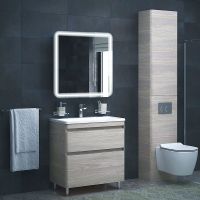 Раковина Madera Adel 100 Белая арт-4627173210263 — фото 4, Раковины встраиваемые сверху