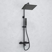 Душевой комплект с термостатическим смесителем арт-A299.162.218.BM Thermo — фото 1, Душевые стойки