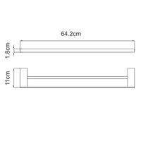 Товар: Sauer K- Держатель полотенец двойной арт-7940 - фото 5 Sauer K- Держатель полотенец двойной арт-7940 — фото 5, Полотенцедержатели