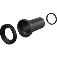 Выпускной патрубок для унитаза Alcaplast Черный арт-M902 — фото 1, Комплектующие для туалета