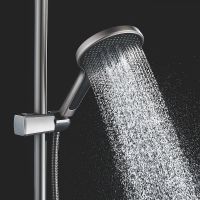 Душевая система Rose R39T Оружейная сталь арт-R3936T — фото 2, Душевые стойки