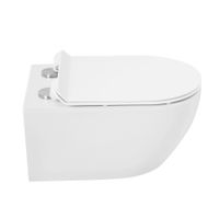 Унитаз подвесной безободковый CEZARES MOLVENO арт-CZR-2468-TH-R/CZR-2011-SC — фото 7, Подвесные унитазы