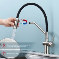 Смеситель для кухни Raglo Сатин Черный арт-R86.41.05 — фото 5, Смесители для кухни