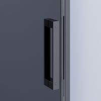 Душевой уголок Ambassador Benefit 130x110 профиль Черный стекло прозрачное арт-19021202HB-110HB — фото 6, Прямоугольные душевые уголки