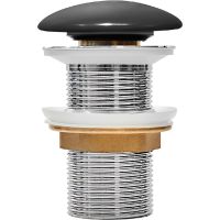 Донный клапан Iddis Optima Home click-clack Черный матовый арт-OPHBM00i88 — фото 1, Донные клапаны